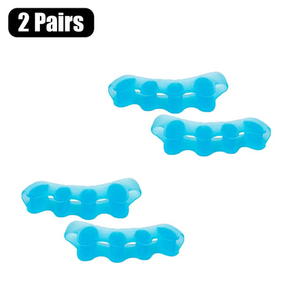 Silicone Toe Separators Correcting Bunions and Restoring Toes Toe Spreaders Toe Straightener for Overlapping Toes Foot Care Tool