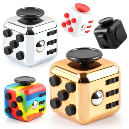 Magic Fidget Cube - 6-Sided Sensory Stress Relief Toy