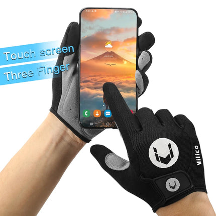 Full Finger Cycling Gloves - MTB Bike Gloves for Men & Women | Spring Summer Riding