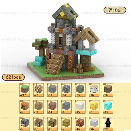 Magnetic Building Blocks - Mine World STEM Construction Set