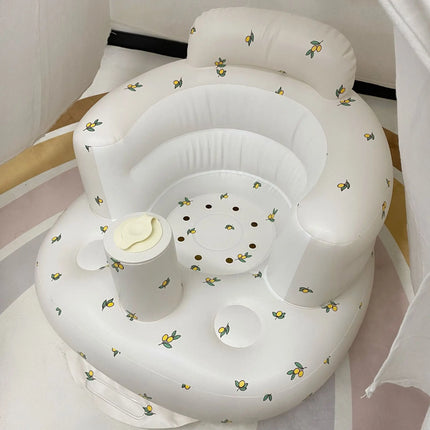 Baby Inflatable Bath Seat - Portable Learning Chair for Infants