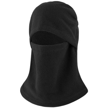 Winter Fleece Hat & Scarf Set - Warm Balaclava Mask for Mountaineering & Outdoor Activities