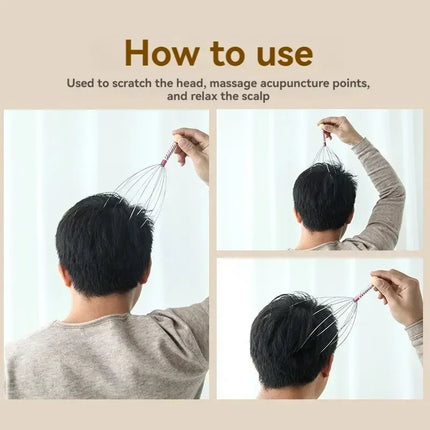 Octopus Scalp Massager and Scratcher Scalp