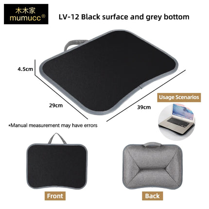 Portable Laptop Desk with Cushion - Lap Table with Mouse Pad