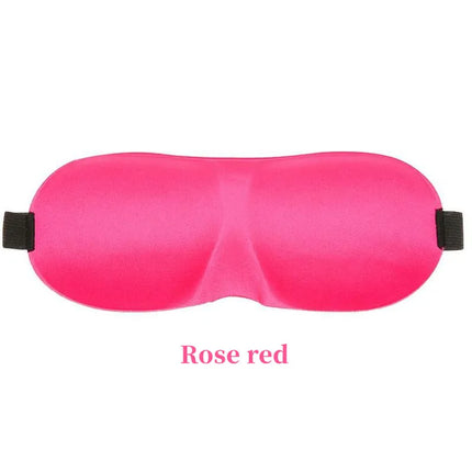 1 Pc 3D Sleep Mask Blindfold Sleep Aid Soft Memory Foam Eye Mask Suitable For Sleep Travel Blackout Sleep Mask Eye Mask Eyepatch