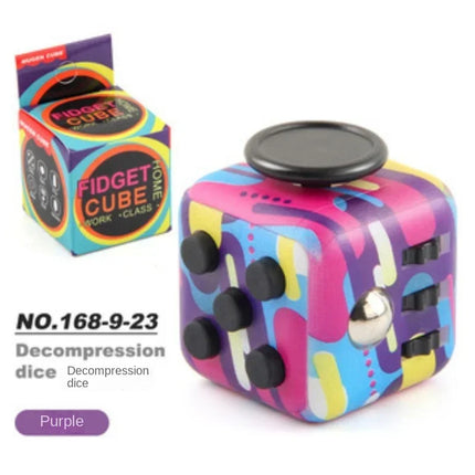 Magic Fidget Cube - 6-Sided Sensory Stress Relief Toy