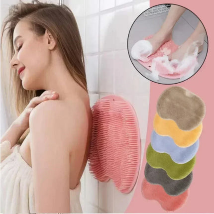 Silicone Foot & Back Scrubber and Shower Brush Reusable