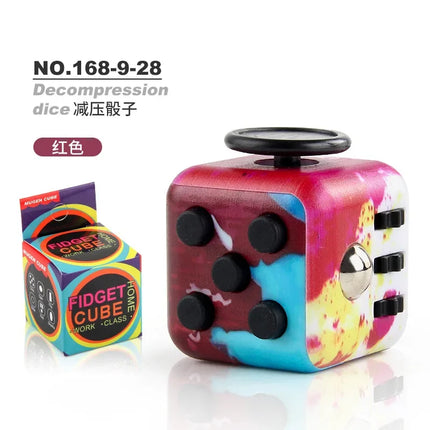 Magic Fidget Cube - 6-Sided Sensory Stress Relief Toy