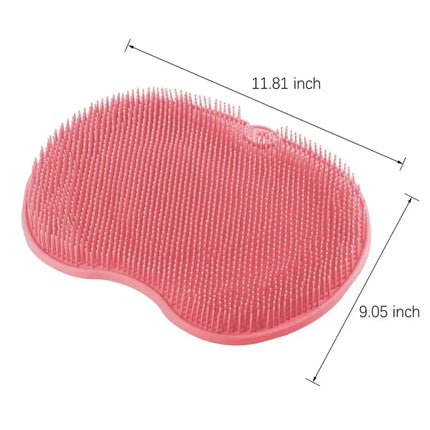 Silicone Foot & Back Scrubber and Shower Brush Reusable
