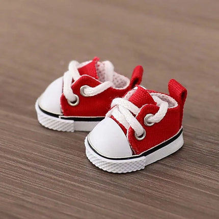 Labubu Doll Canvas Shoes - 17cm Doll Footwear Accessories