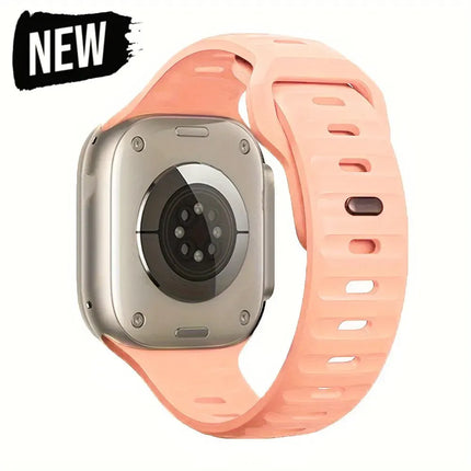 Soft Silicone Sport Strap for Apple Watch - Ultra/Series 10/9/8/7/6