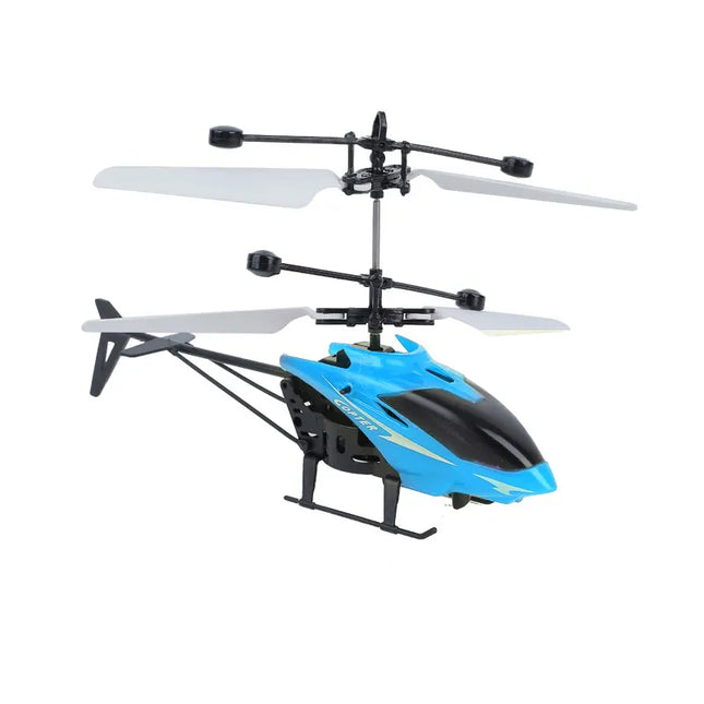 Mini RC Helicopter Drone - Rechargeable Hand-Controlled Flying Toy