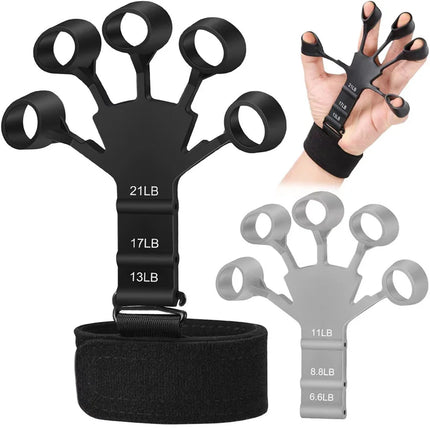 Silicone Finger Stretcher - 5 Finger Wrist Strengthener for Hand Grip Training