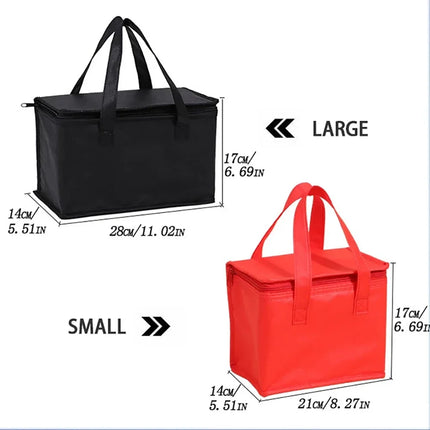 Insulated Lunch Cooler Bag - Portable Thermal Food Storage