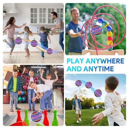 Flying Ball Hand-Controlled LED Cosmic Globe - 360° Rotating Toy