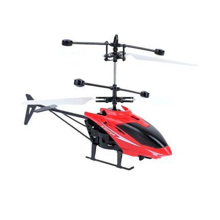 Mini RC Helicopter Drone - Rechargeable Hand-Controlled Flying Toy
