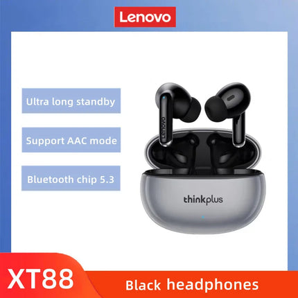 Lenovo Thinkplus XT88 Bluetooth Earphones - Dual Mic Noise Reduction HiFi
