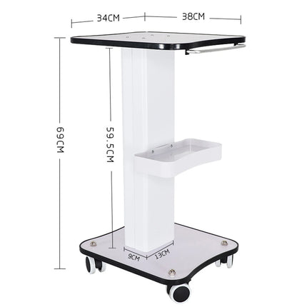 Professional Rolling Trolley Cart - Salon & Spa Storage