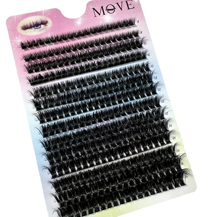 Cluster 5D Fluffy Thick Eyelash Extension Kit 640-pcs