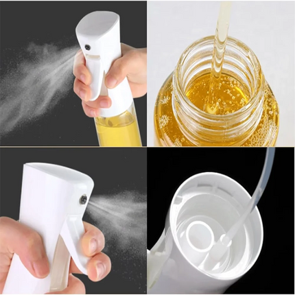 Oil Spray Bottle - Reusable Food-Grade Mist Sprayer for Cooking & Kitchen