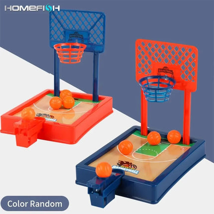Mini Basketball Desktop Game - Portable Tabletop Hoop Set