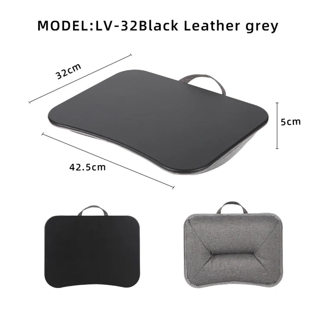Portable Laptop Desk with Cushion - Lap Table with Mouse Pad