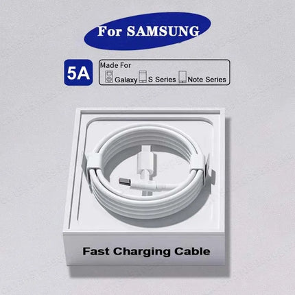 45W USB-C Cable 2-Pack - Super Fast Charging for Samsung Galaxy S20-S23