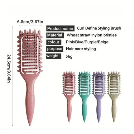 Curl Defining, Styling and Detangling Brush