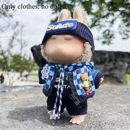 Kawaii Onesie - 17cm Mini Doll Clothing for Labubu