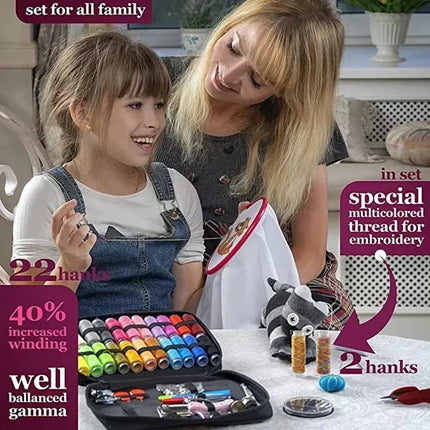 Multi-Function Sewing Kit - 68/98 PCS DIY Tools Box Set