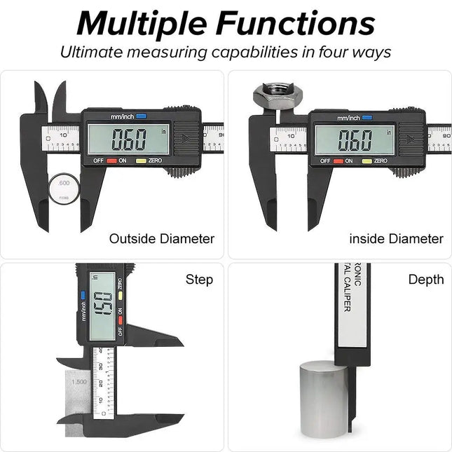 Digital Caliper 150mm - Electronic Precision Measuring Tool