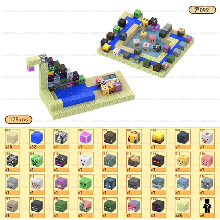 Magnetic Building Blocks - Mine World STEM Construction Set