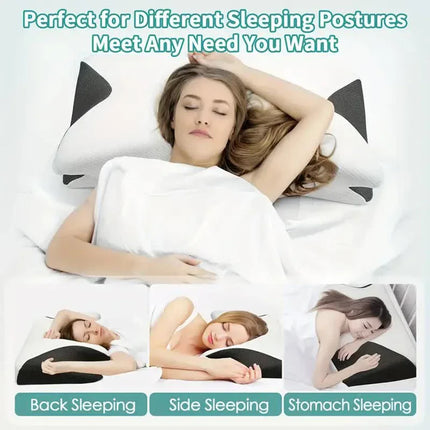 Butterfly Memory Foam Neck Pillow - Orthopedic Cervical Pillow for Pain Relief