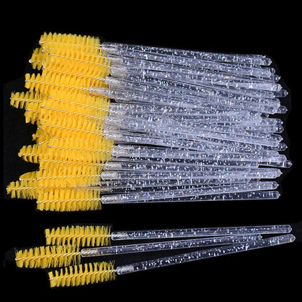 Bottled 50-pcs Disposable Eyelash Extension Mascara Wand