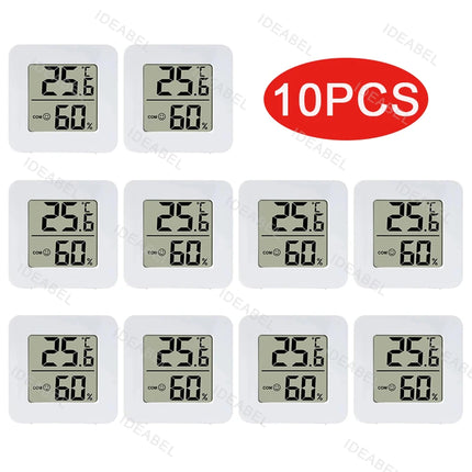 Mini LCD Digital Thermometer & Hygrometer - Indoor Temperature Humidity Meter