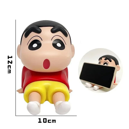 Crayon Shin-Chan Phone Holder - Kawaii Desktop Figure Stand