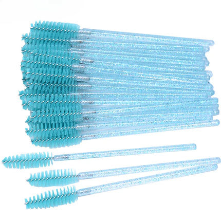 Bottled 50-pcs Disposable Eyelash Extension Mascara Wand