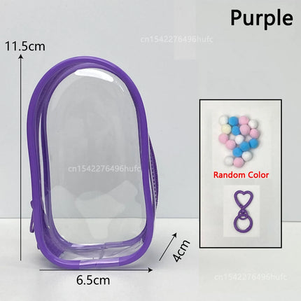 Labubu Pin Protective Case - Transparent Dustproof Display Box V4