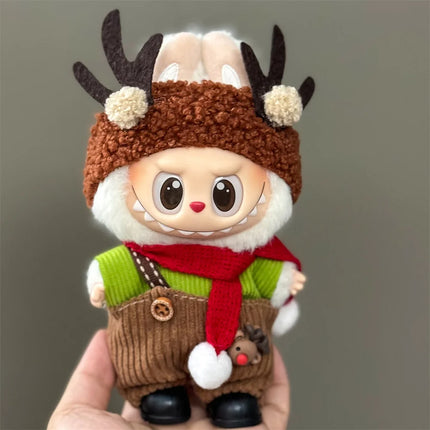Labubu Christmas Outfit Set - 15-17cm Holiday Accessories