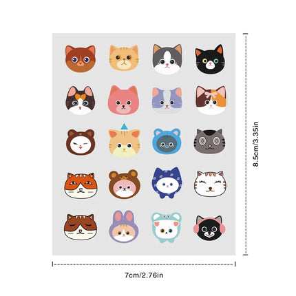 600 Pieces of Cartoon Cat Acne Patches, Facial Acne Patches,Concealer Acne patches,and Pimples Patches,Ultra-thin and Breathab