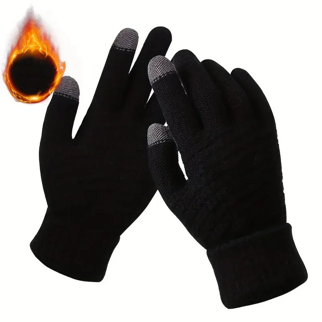 Winter Touchscreen Gloves - Warm Waterproof Skiing Gloves for Men & Women