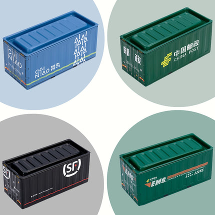 Mini Iron Storage Box - Vintage Desktop Container