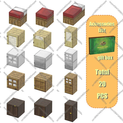 Magnetic Building Blocks - Mine World STEM Construction Set