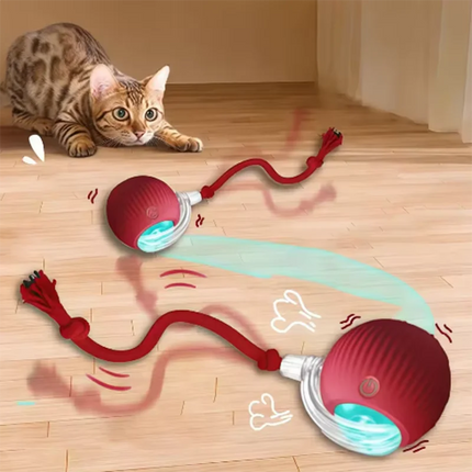 Automatic Cat Teaser Ball - Self-Exciting Interactive Pet Toy
