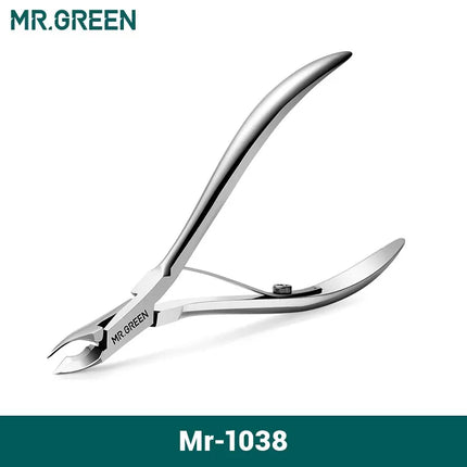 MR.GREEN Nail Cuticle Nipper Manicure Scissors Stainless Steel Dead Skin Remover Pusher Tool Trimmer