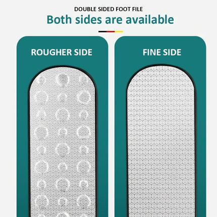 High-Quality Stainless Steel Foot File, Double Sided