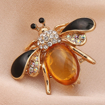 Imitation Pearl Bee Brooch Pin - Fashion Trend Jewelry for Women