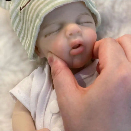 13" Silicone Reborn Baby Doll - Handmade Loulou Newborn