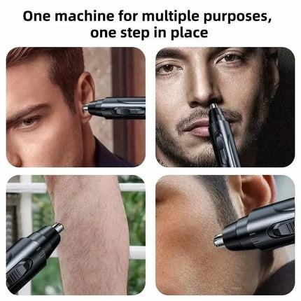 Absolute Black Electric Nose and Ear Hair Trimmer