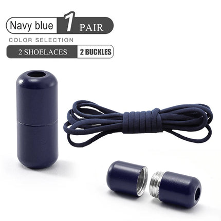 Elastic No-Tie Shoelaces - Semicircle Lock Laces for Kids & Adults